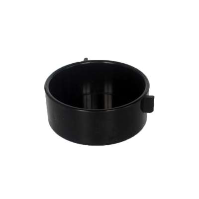 Nomoy Black Round Plastic Water And Food Bowl For Animal Pet Bowl