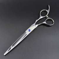 7 Inch Custom Professional Dog Hair Grooming Cutting Straight Scissor Pet Shear