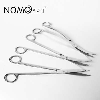 NOMOY AQUARIUM Wholesale 2020 high quality stainless steel 25cm Aquatic plant scissors Straight Elbow Wavy shapes