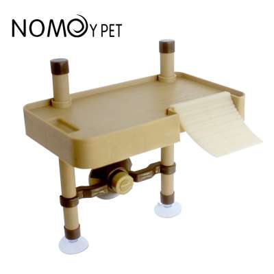 NOMOY PET 2020 new small turtle floating platform for turtle tanks  basking and climbing with stairs and suckers NF-26