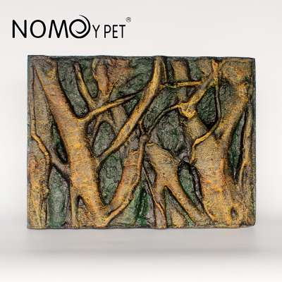 NOMOY PET hot sale reptile terrarium aquarium 3D background EPS safe for pets 2 colors to choose can mixed pack NFF-41