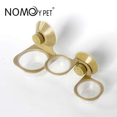 NOMOY PET Reptile Feeder Suction Cup Single/Double Bowls easy to clean for Gecko Chameleon Iguana Lizard feeding NW-32 NW-33