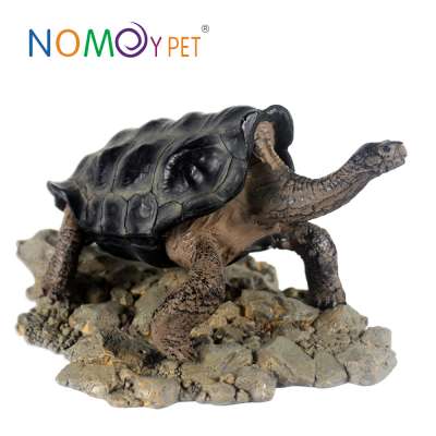 NOMOY PET wholesale Good price Resin Vivid Galapacos Tortoise sculpture turtle model for decoration A8