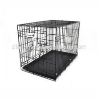 china double doors cheap large wire folding pet crate dog cage