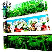 Fish tank decoration colorful film plastic paper images marine view aquarium background pictures