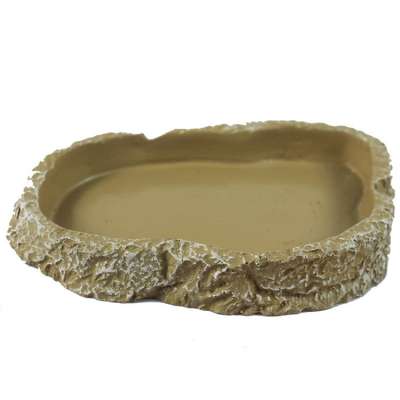 Nomoy Pet New Best Selling Irregular Shape Resin Food Water Bowl For Reptile Ns-26