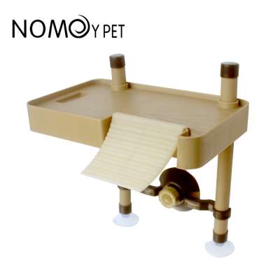 NOMOY PET 2020 new small turtle floating platform for turtle tanks  basking and climbing with stairs and suckers NF-26