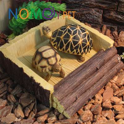 Nomoy Pet Wholesale Factory Direct Sale Resin Food Water Bowl  For Reptile Ns-31