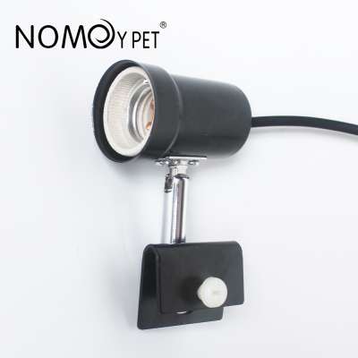 NOMOY PET 2020 New reptile terrarium and wooden cage front door lamp holder tank side lamp holder NJ-19